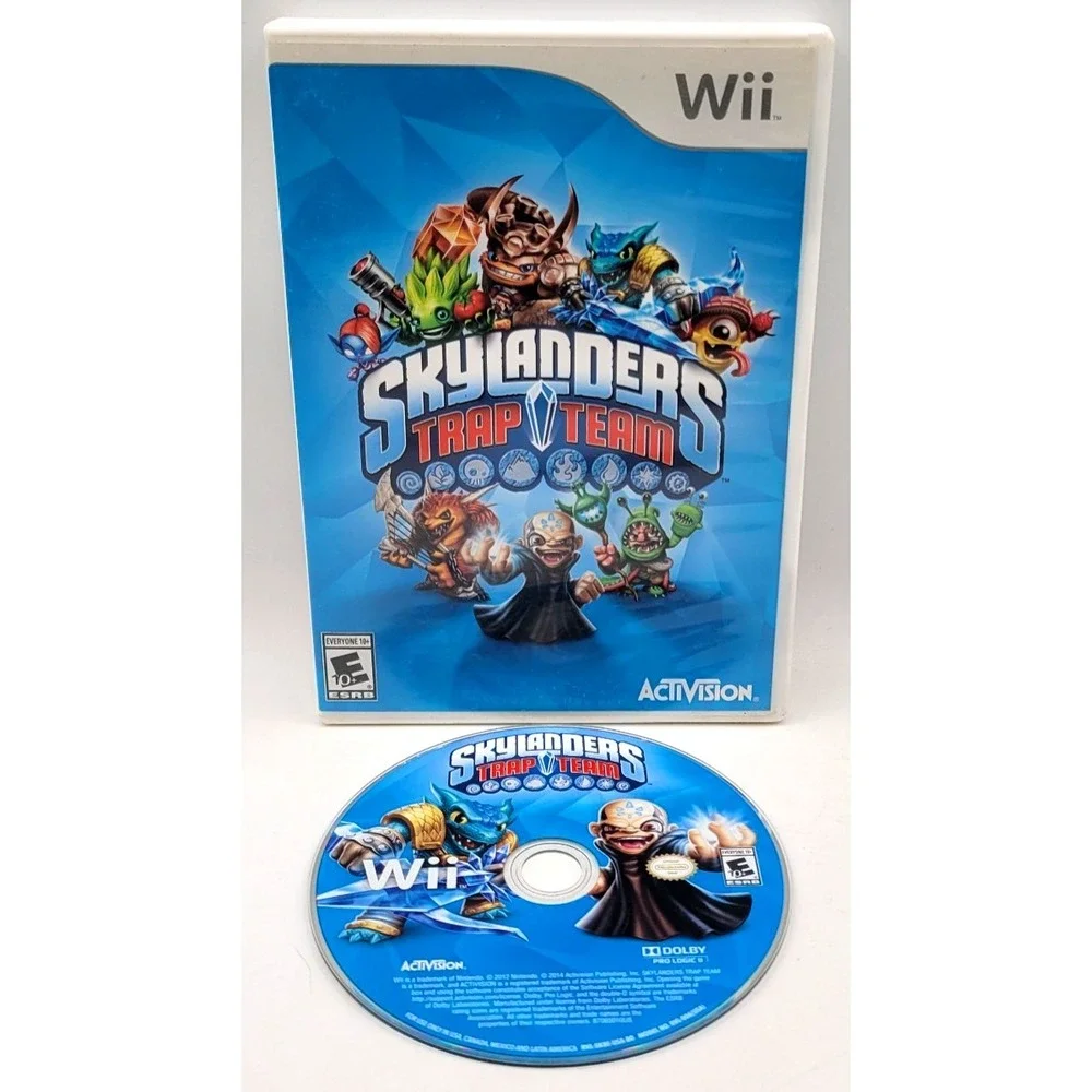 Skylanders Trap Team Activision Nintendo Wii‎ 2014 GAME & CASE
